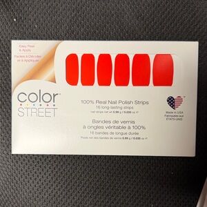 Color Street Bold Red Nail Strips